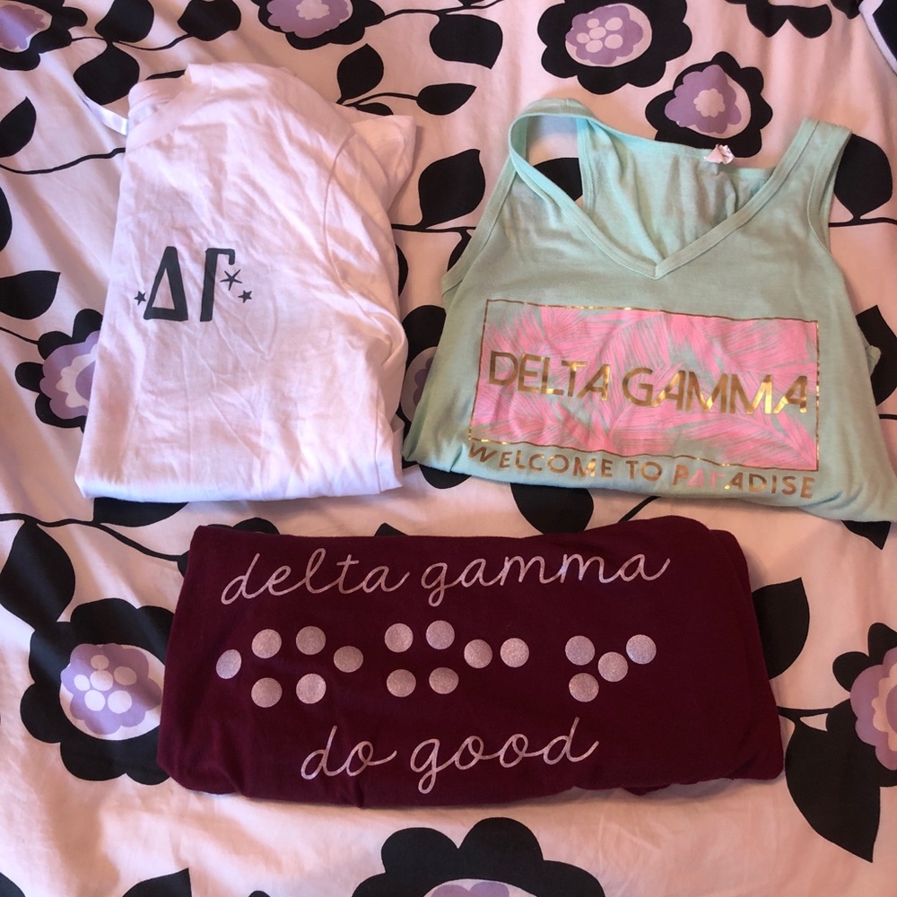 Delta Gamma Sorority Shirt Bundle ⚓️💙💓